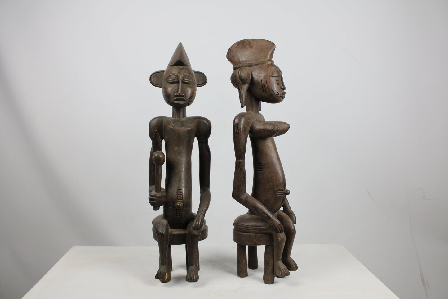 Pareja Senufo decorativa